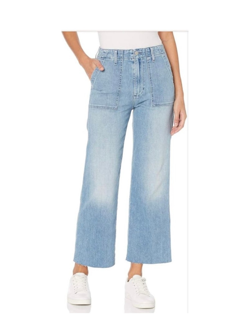 Joe's Jeans The Blake Jeans High Rise Wide Leg Crop Denim Virgo Blue NWT Size 31